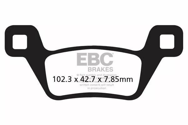 EBC BREAKPAD SINT R -Serie FA600R