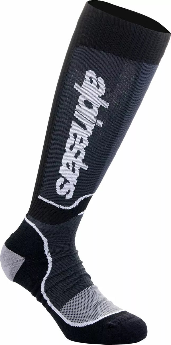 Alpinestars (MX) Sock MX plus Schwarz/Weiß L 4702324-12-l