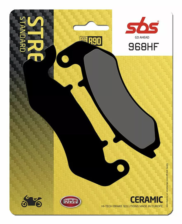 SBS BRAKE PAD CAR/CER 968HF