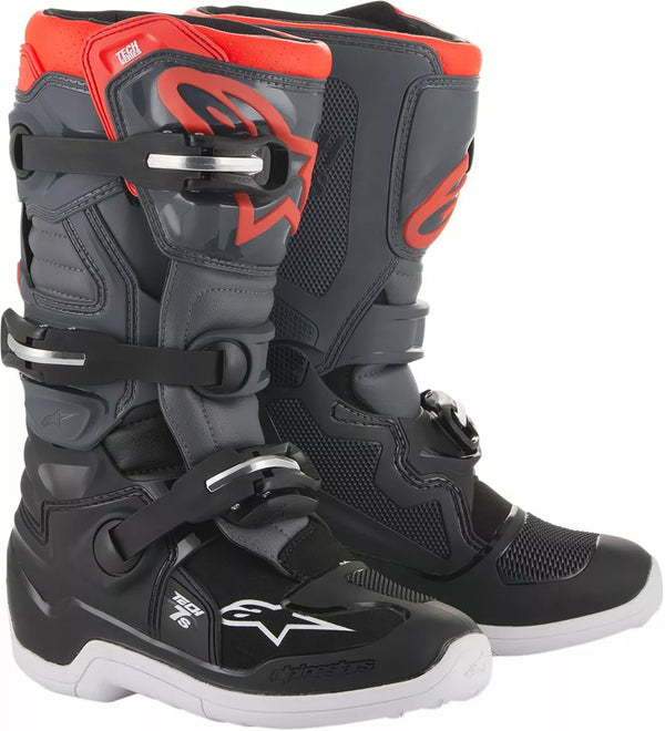 Alpinestars (MX) Boot Tech7S DGY/LGY FL/RD 8 2015017-1133-8