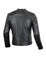 Seca Mc-Skin Jacke Aviator II Vintage Schwarz