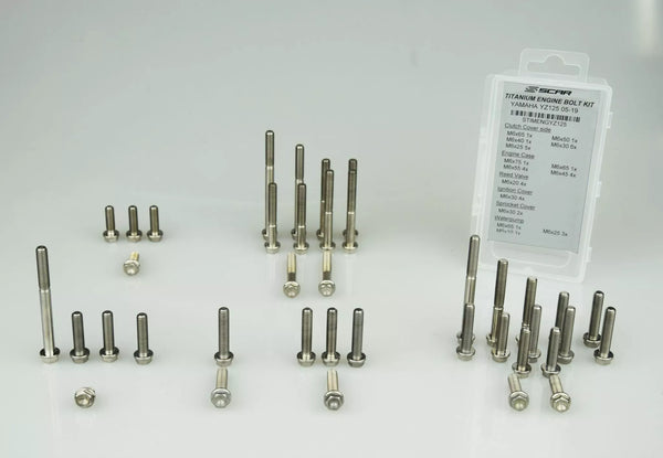 Scar Ti Engine Bolts CRF25022 Stimengcrf250b