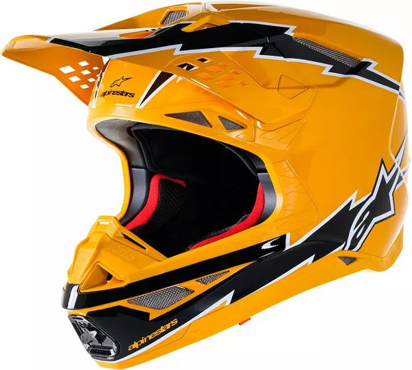Alpinestars (MX) Helmet SM10 AMP BLK/YL XL 8300623-1414-XL