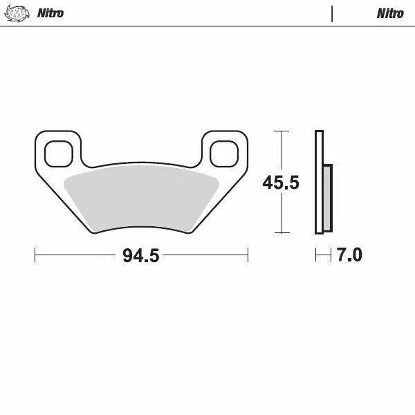 Moto-Master Brake Pad Nitro 097221