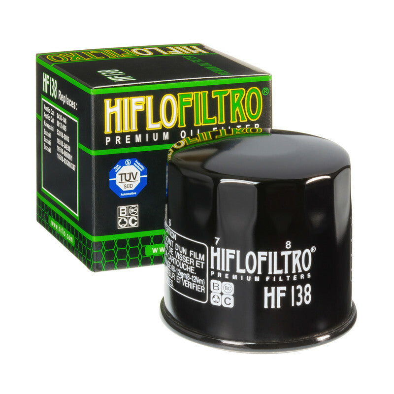 HIFLOFILTRO Oil Filter Glossy Black - HF138 HF138