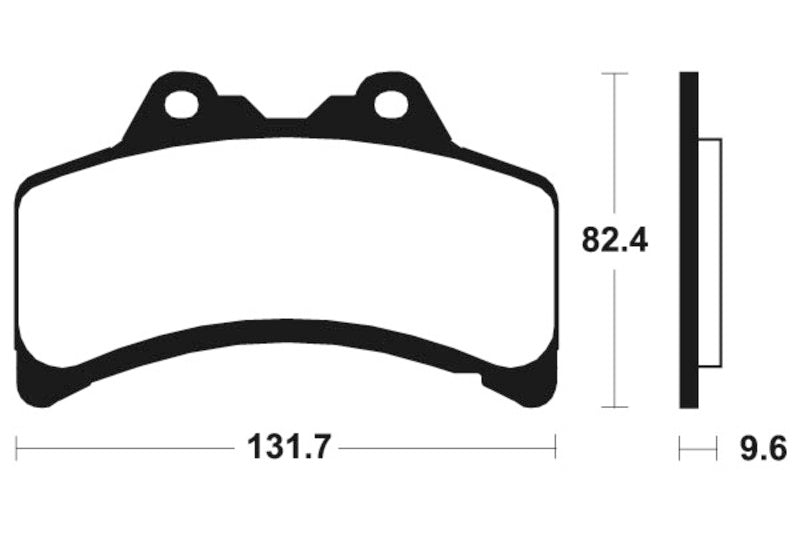 Tecnium Street Organic Brake Pads - MA182 1022399