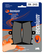 Tecnium Street Organic Brake Pads - MA243 1022439