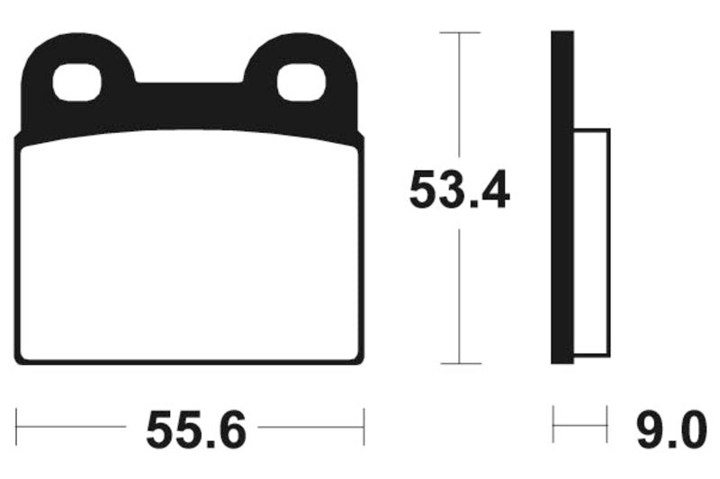 Bio -Bremsbeläge aus Tecnium Street - MA27 1022450