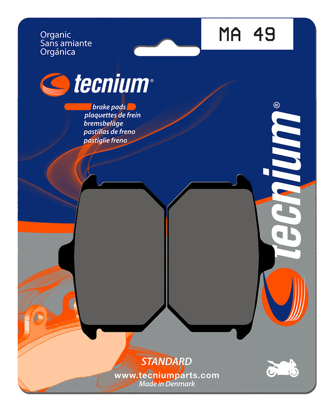 Tecnium Street Organic Brake Pads - MA49 1022521