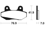 Bio -Bremsbeläge aus Tecnium Street - MA51 1022524