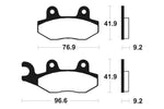 Tecnium Scooter organische Bremsbeläge - ME213 1022640