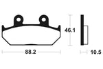 Tecnium Street Performance Sintered Metall Bremsbeläge - MF147 1022731