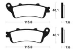 Tecnium Street Performance Sintered Metall Bremsbeläge - MF221 1022752