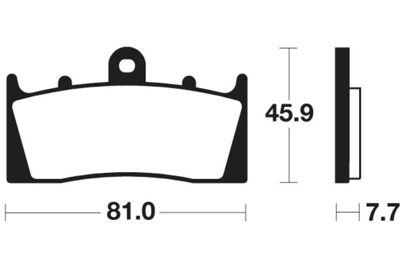 Tecnium Street Performance Sintered Metall Bremsbeläge - MF243 1022759