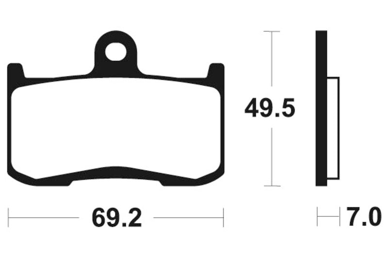 Tecnium Street Performance Sintered Metall Bremsbeläge - MF282 1022763