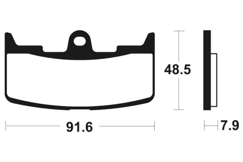 Tecnium Street Performance Sintered Metall Bremsbeläge - MF295 1022765