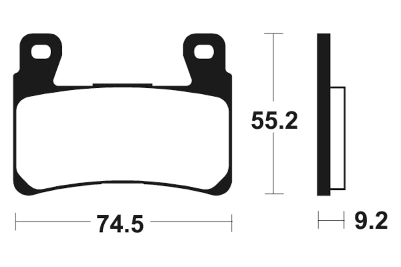 Tecnium Street Performance Sintered Metall Bremsbeläge - MF360 1022783