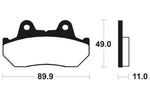 Tecnium Street Performance Sintered Metall Bremsbeläge - MF42 1022791