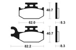 TECNIUM MX/ATV Sinterd Metallbremsbeläge - MO336 1022887