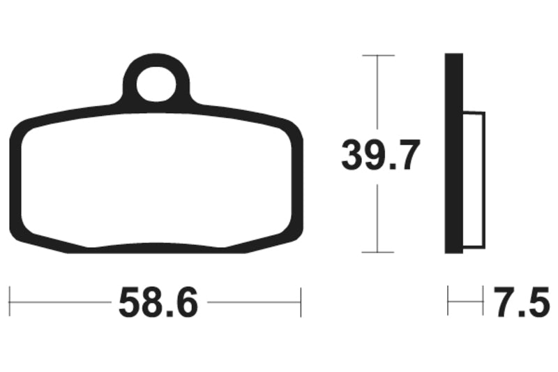 TECNIUM MX/ATV Sintered Metall Bremsbeläge - MO385 1022900