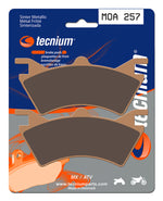 Tecnium MX/ATV Sintered Metal Brake Pads - MOA257 1022932