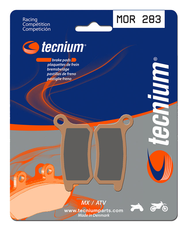 Tecnium Racing MX/ATV Sintered Metal Brake Pads - Mor283 1022973