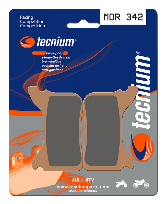 Tecnium Racing MX/ATV Sintered Metal Brake Pads - Mor342 1022991