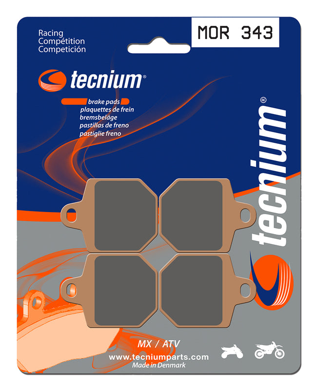 Tecnium Racing MX/ATV gesinterte Metallbremsbeläge - MOR343 1022992