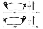 Tecnium Street Performance Sintered Metall Bremsbeläge - MR154 1023043