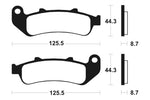 Tecnium Street Performance Sintered Metall Bremsbeläge - MR185 1023051