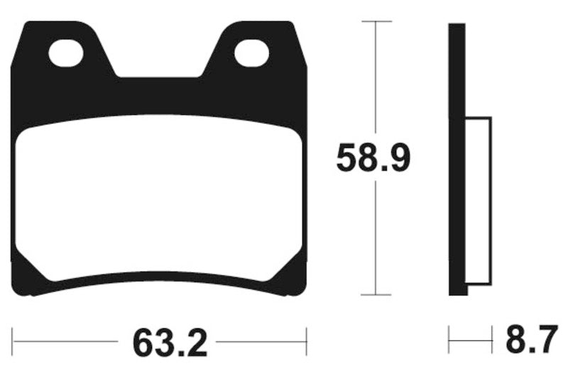 Tecnium Street Performance Sintered Metall Bremsbeläge - MR270 1023070