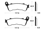 Tecnium Street Performance Sintered Metall Bremsbeläge - MR328 1023076