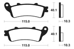 Tecnium Street Performance Sintered Metall Bremsbeläge - MR380 1023084