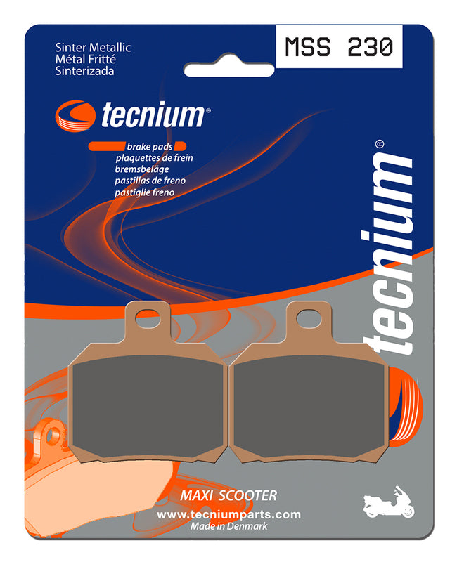 Tecnium Maxi Scooter Sintered Metal Brake Pads - MSS230 1023192