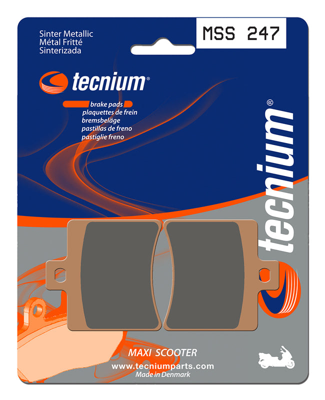 Tecnium Maxi Scooter Sintered Metal Brake Pads - MSS247 1023195