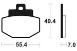 Tecnium Maxi Scooter Sintered Metall Bremsbeläge - MSS272 1023202