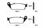 Tecnium Maxi Scooter Sintered Metal Brake Pads - MSS383 1023224