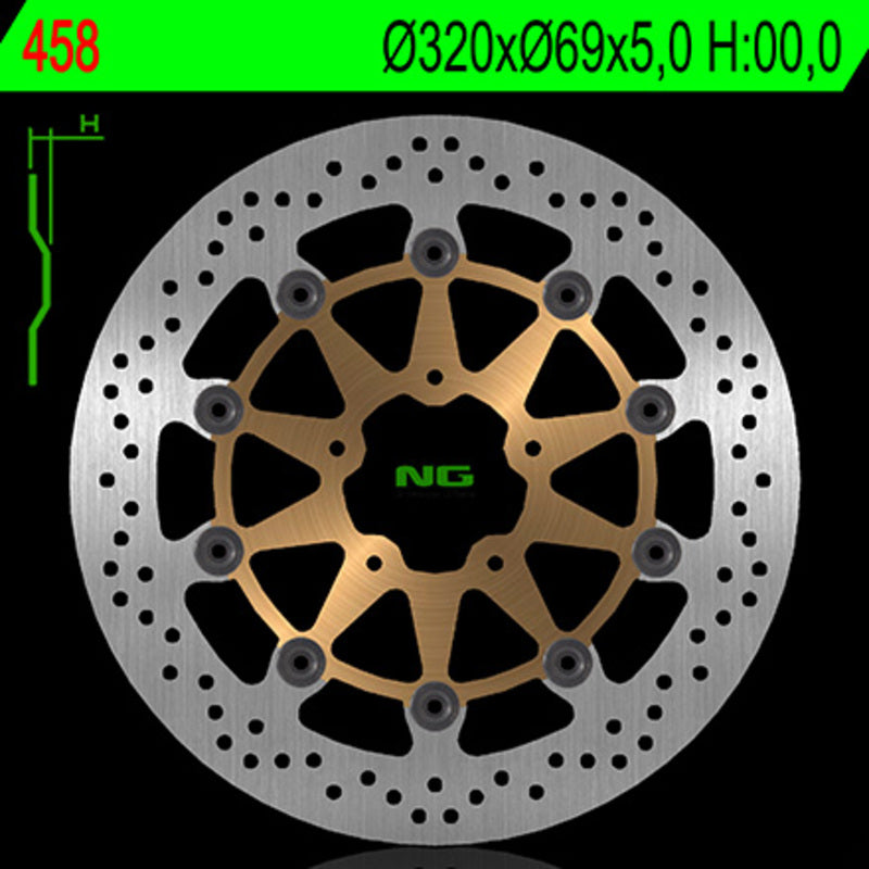 Ng Bremsscheibe Runde 458