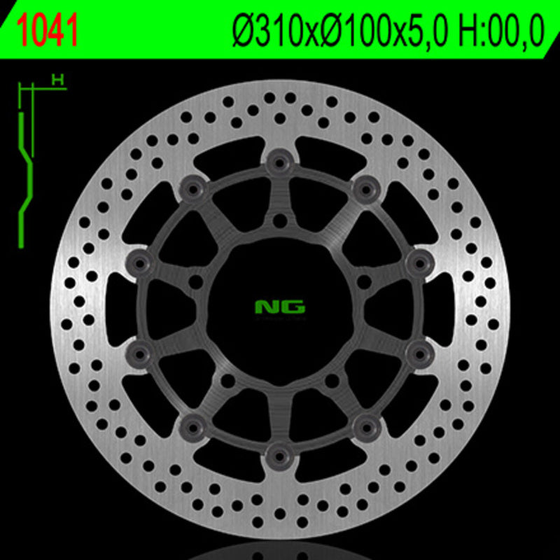 NG Bremsscheibe Runde 1041