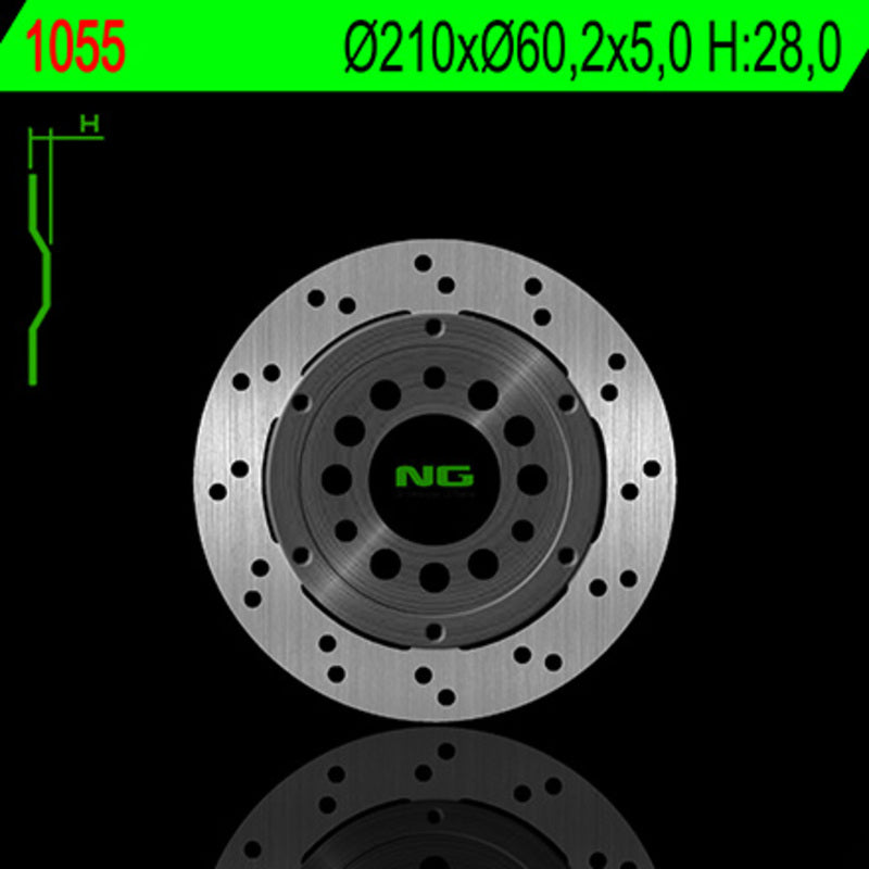 Ng brake disc round 1055