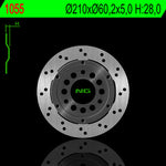 Ng brake disc round 1055