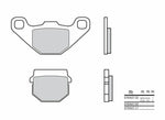 BREMBO Street Carbon Ceramic Brake pads - 07KA0717 07KA0717