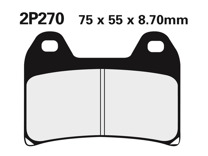 NISSIN Street / Off-Road Sintered Metal Brake pads - 2P-270ST 2P-270ST 