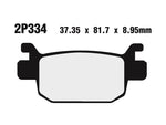 NISSIN Straßen-/Gelände gesinterte Metallbremsbeläge - 2P-334ST 2P-334ST 