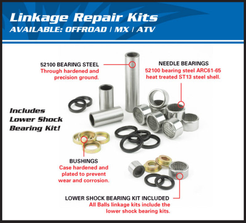 ALL BALLS Suspension Linkage Repair Kit Kawasaki/Suzuki 27-1117