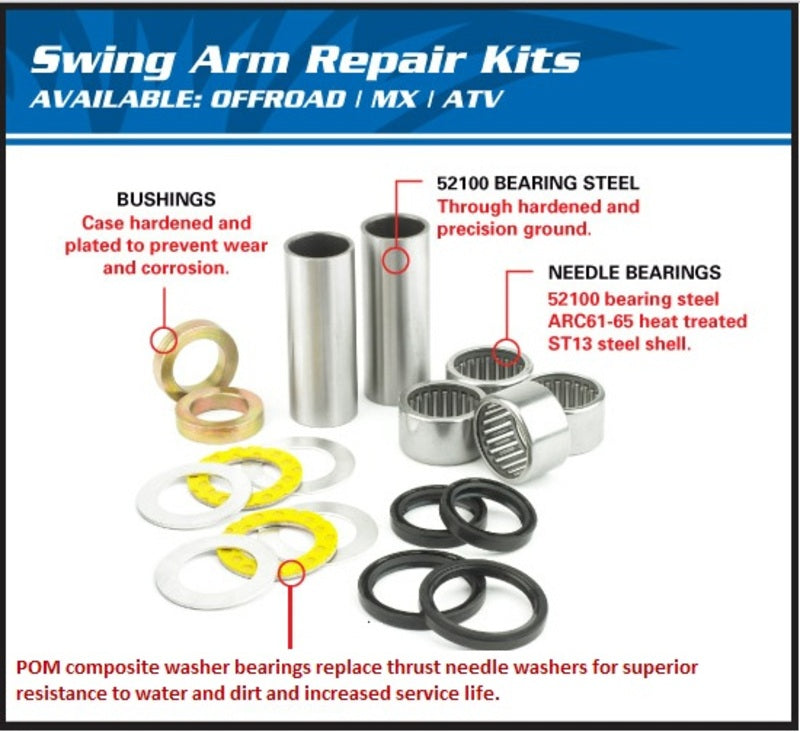 ALL BALLS Swing Arm Repair Kit Yamaha 28-1202