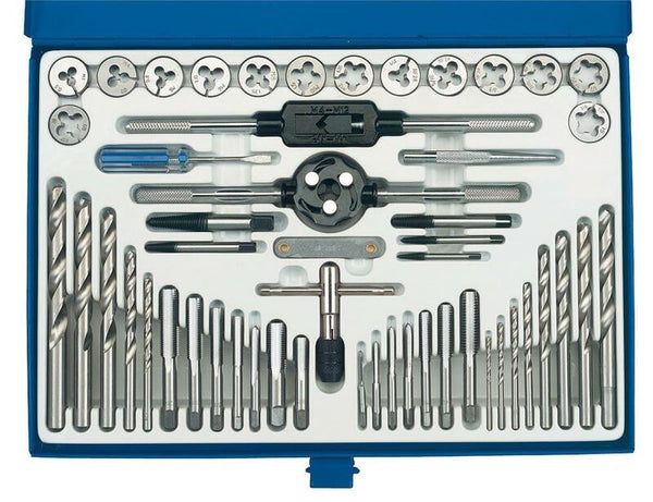 DRAPER TAP & DIES SET INCHES AND METRIC 52PCS 79204.0