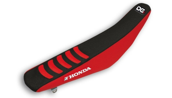 Blackbird Double Grip 3 Sattelabdeckung - Rot/Schwarz - Honda CRF250R/450R 1145H