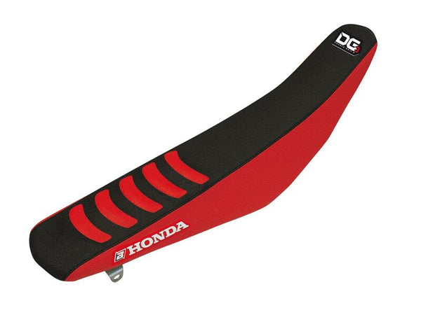 Blackbird Double Grip 3 Sattelabdeckung - Rot/ Schwarz - Honda CRF250R/ 450R 1147H