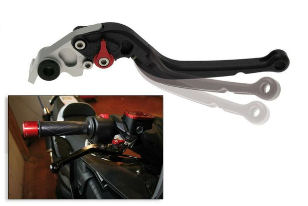 Bihr Right Foldable lives Anodized Aluminum Blacka32F-4006L